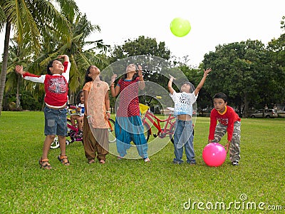 Children Playing In The Park