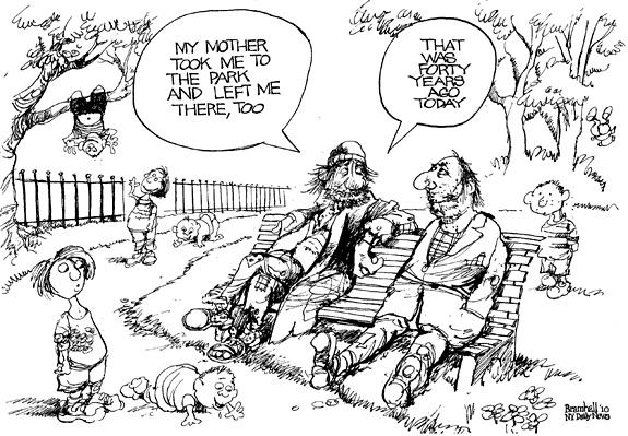 Children Playing In The Park Cartoon