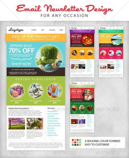 Email Newsletter Layout