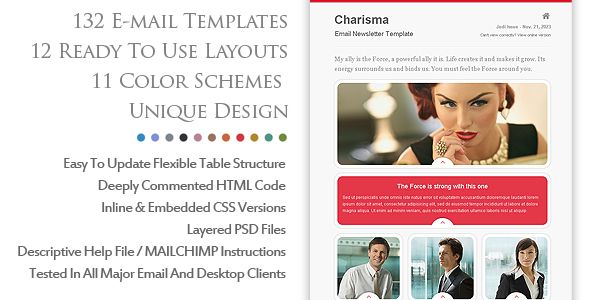 Email Newsletter Templates Indesign