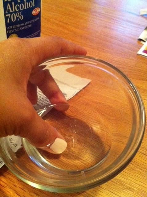 How Do You Do Newspaper Nails Without Alcohol
