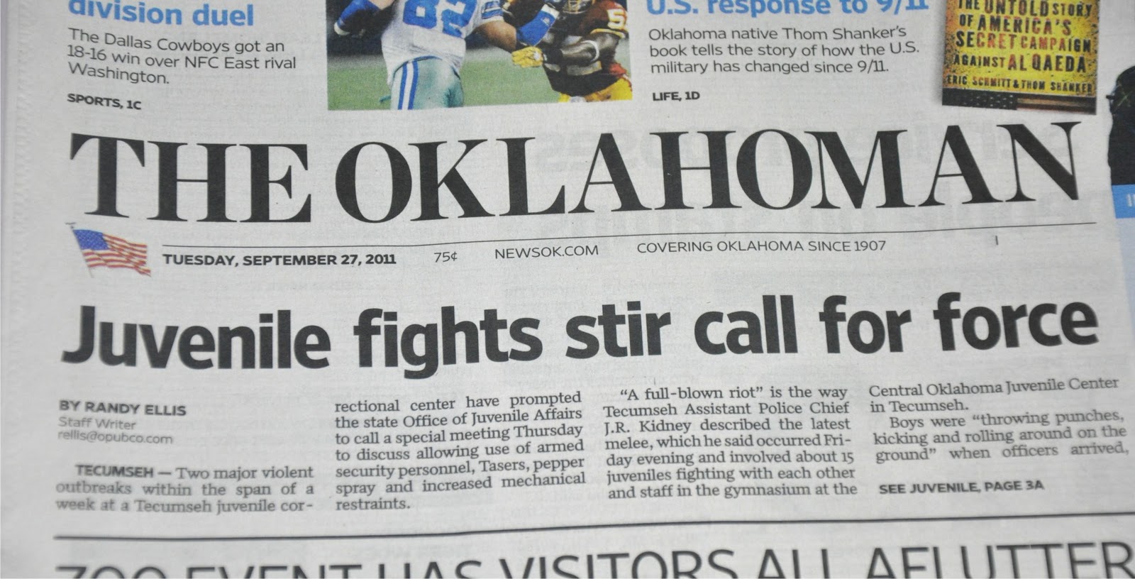 Newspaper Article Example