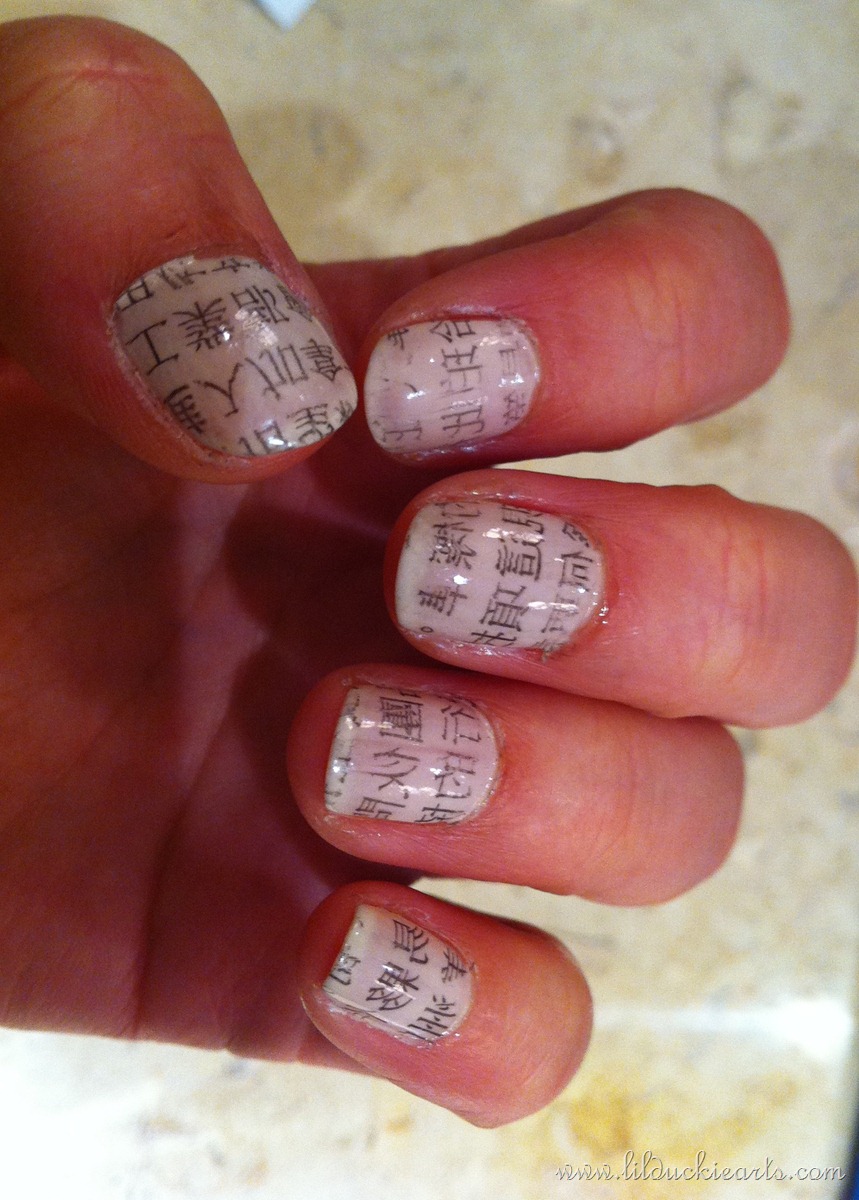 Newspaper Nails Without Rubbing Alcohol Or Vodka