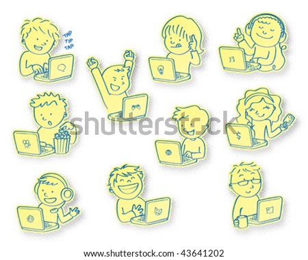People Using Laptops